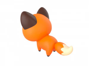 Character029 Fox 3D Model