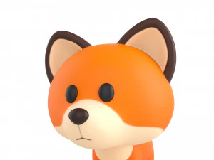 Character029 Fox 3D Model