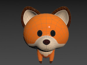 Character029 Fox Modelo 3D