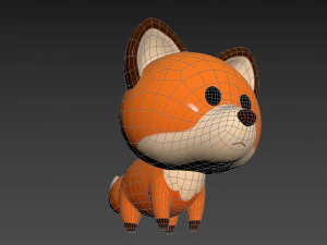 Character029 Fox 3D Model