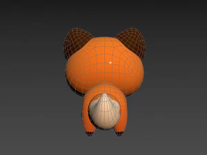 Character029 Fox 3D Model