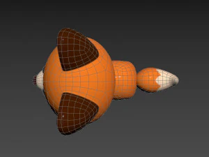 Character029 Fox 3D Model