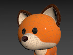 Character029 Fox 3D Model