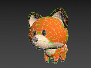 Character029 Fox Modelo 3D