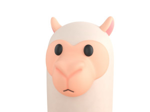 Character030 Alpaca 3D Модель