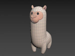 Character030 Alpaca 3D Model