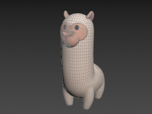 Character030 Alpaca 3D Модель