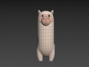 Character030 Alpaca 3D Модель