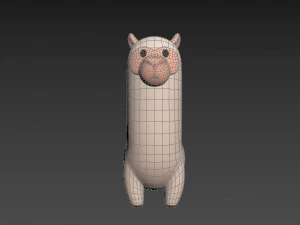 Character030 Alpaca 3D Model