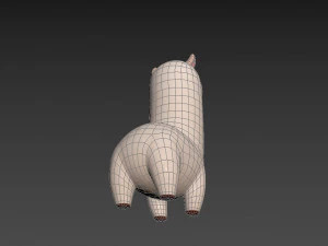 Character030 Alpaca 3D Model