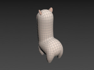 Character030 Alpaca 3D Модель