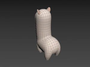 Character030 Alpaca 3D Model