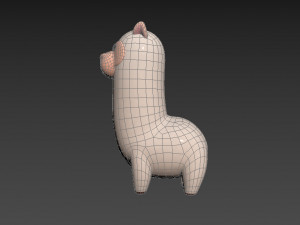 Character030 Alpaca 3D Модель