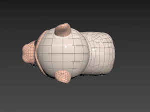 Character030 Alpaca 3D Model