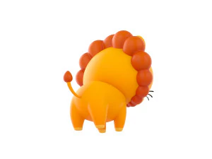 Character031 Lion 3D Model