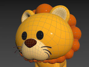 Character031 Lion 3D Model