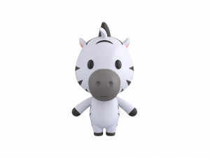 Character032 Zebra 3D मॉडल