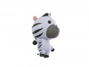 Character032 Zebra 3D मॉडल