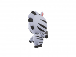Character032 Zebra 3D मॉडल