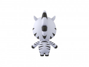 Character032 Zebra 3D मॉडल