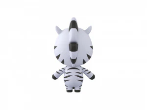Character032 Zebra 3D Model