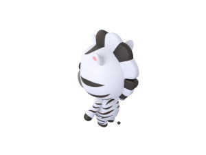 Character032 Zebra 3D मॉडल