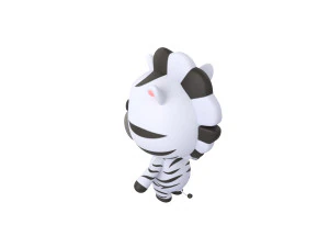 Character032 Zebra 3D Model