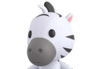 Character032 Zebra 3D Model