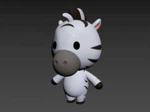 Character032 Zebra 3D मॉडल