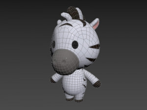 Character032 Zebra 3D मॉडल