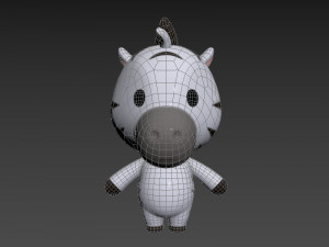 Character032 Zebra 3D मॉडल