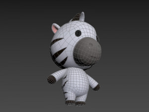 Character032 Zebra 3D मॉडल