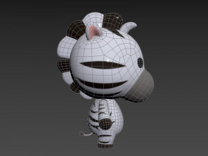 Character032 Zebra 3D मॉडल
