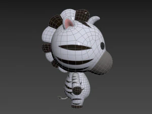 Character032 Zebra 3D Model