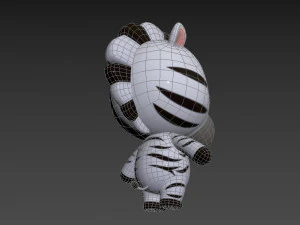 Character032 Zebra 3D Model
