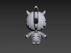 Character032 Zebra 3D Model