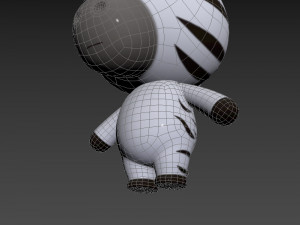 Character032 Zebra 3D मॉडल