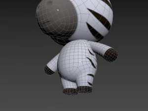 Character032 Zebra 3D Model