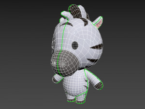 Character032 Zebra 3D मॉडल