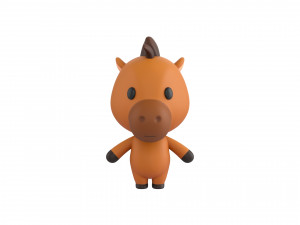 Character033 Horse Modèle 3D