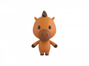Character033 Horse 3D Model