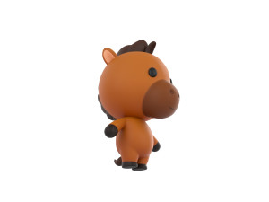 Character033 Horse Modèle 3D