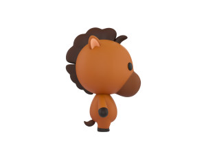 Character033 Horse Modèle 3D