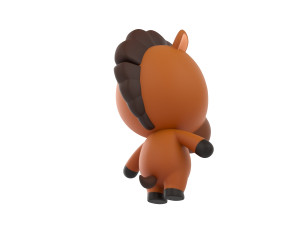 Character033 Horse Modèle 3D