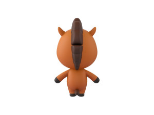 Character033 Horse Modèle 3D