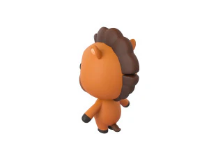 Character033 Horse 3D Model