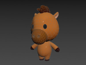 Character033 Horse Modèle 3D