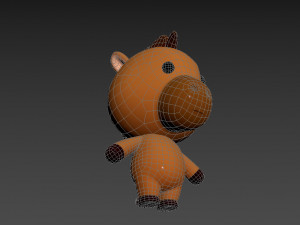 Character033 Horse Modèle 3D