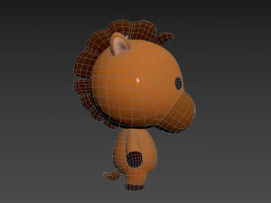 Character033 Horse 3D Model