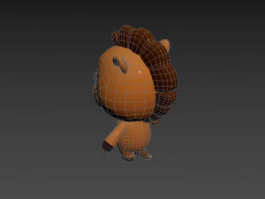 Character033 Horse 3D Model